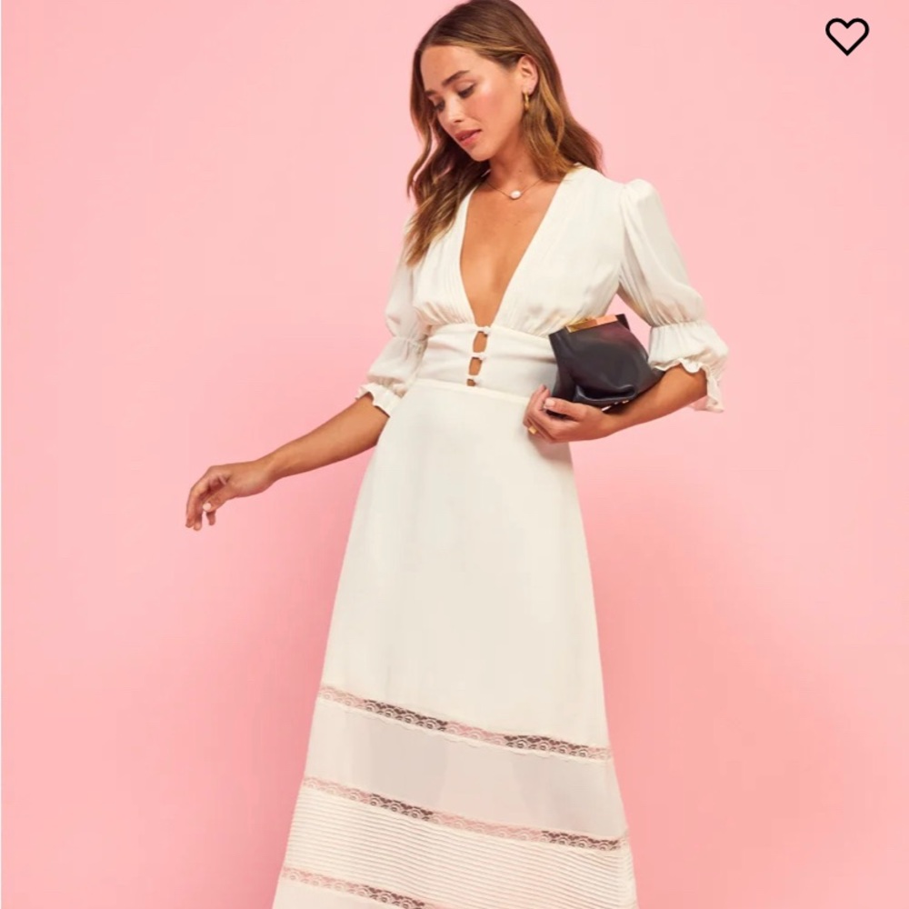 Never worn, Ginny Dress from Reformation. Gorgeous dress for any bridal event.